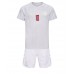 Günstige Dänemark Christian Eriksen #10 Babykleidung Auswärts Fussballtrikot Kinder WM 2022 Kurzarm (+ kurze hosen)